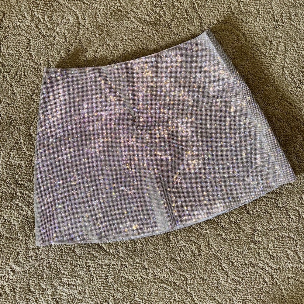 White Fox Boutique Diamond Skirt (part of set)